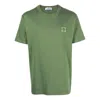 Stone Island Plain Logo T-shirt 'olive' In Green