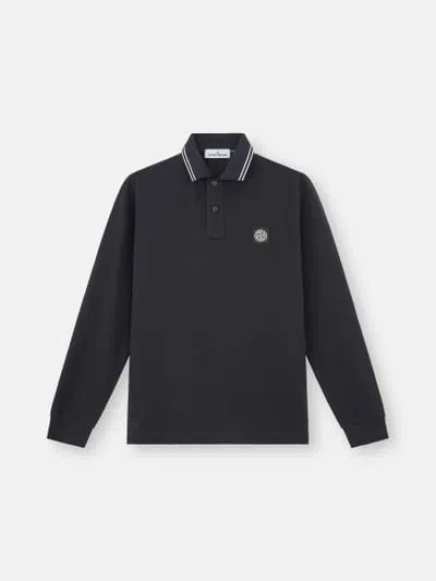 Stone Island Polo In Black