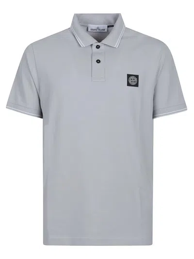 Stone Island Polo In Grey