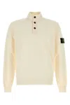 Stone Island Certified Virgin Wool Blend Sweater In Neutral