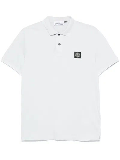 STONE ISLAND COMPASS-PATCH POLO SHIRT