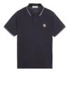 Stone Island Slim Cotton Polo Shirt In Animal Print