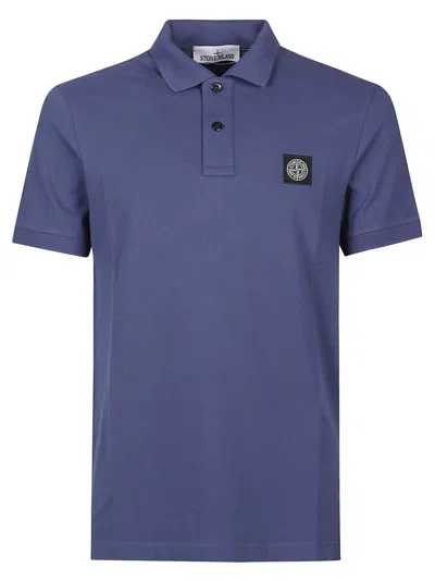Stone Island Polo In Blue