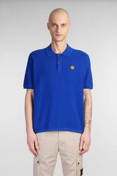 Stone Island Polo In Blue