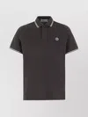 Stone Island Slim Fit Short Sleeve Polo Shirt In Gray