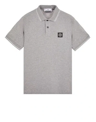 Stone Island Polo Gris Coton, Élasthanne