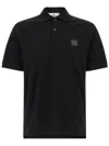 Stone Island Mens Black Brand-patch Regular-fit Stretch-cotton Polo Shirt Xl In Black