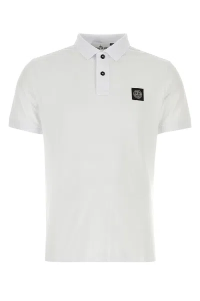 Stone Island Polo-s Nd  Male In Gray