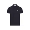 Stone Island Black Piquet Polo Shirt