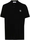 Stone Island Black Piquet Polo Shirt