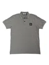Stone Island Polo Shirt In Gray