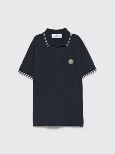Stone Island Polo Shirt Kids  Junior In Blue