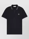 Stone Island Mens Black Brand-patch Regular-fit Stretch-cotton Polo Shirt Xl In Black