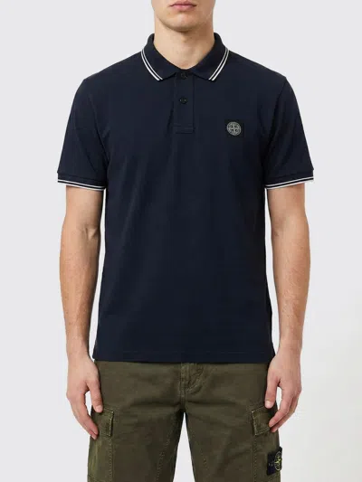STONE ISLAND STONE ISLAND POLO SHIRT MEN COLOR NAVY,441997045