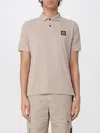 Stone Island Polo Shirt Men  In Neutral