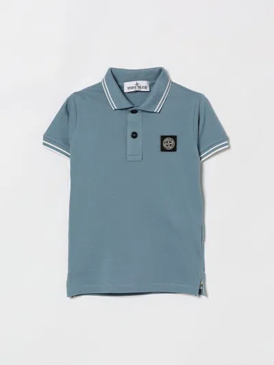 Stone Island Polo Shirt Kids  Junior In Blue