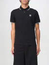 Stone Island Polo Shirt In Black