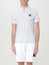 Stone Island Polo Shirt  Men Color Gnawed Blue