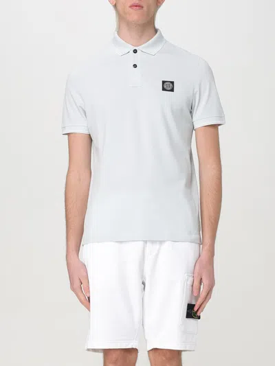 Stone Island Polo Shirt  Men Color Gnawed Blue