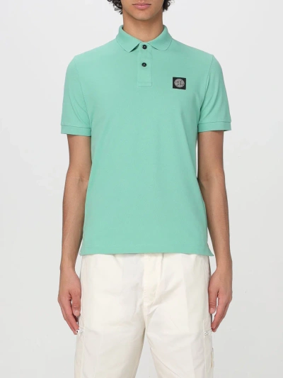 Stone Island Polo Shirt  Men Color Green In Green