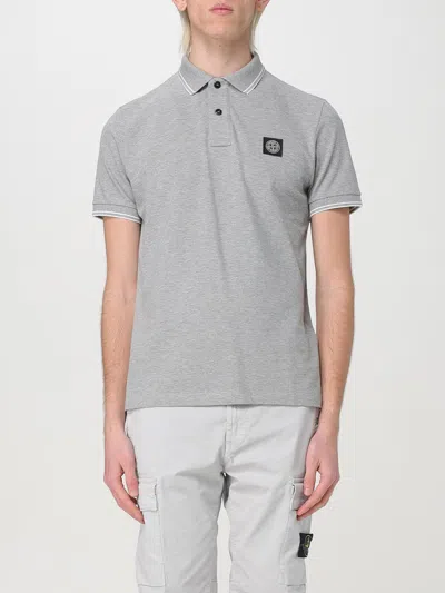 STONE ISLAND POLO SHIRT STONE ISLAND MEN COLOR GREY,424689020