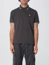 Stone Island Polo Shirt  Men Color Grey In Gray