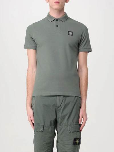 Stone Island Polo Shirt  Men Color Military In Military