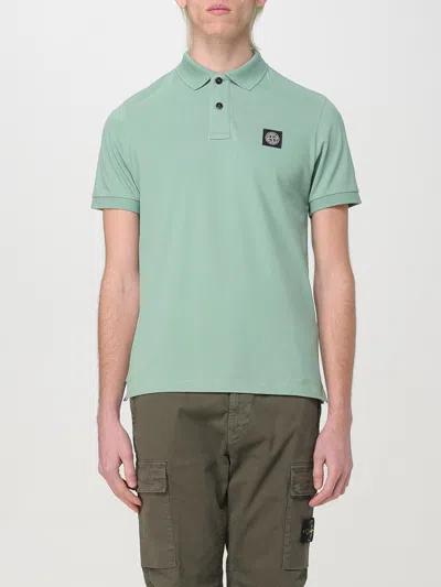 STONE ISLAND POLO SHIRT STONE ISLAND MEN COLOR MINT,424690077