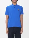 Stone Island Polo Shirt Men  In Blue