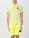 STONE ISLAND POLO SHIRT STONE ISLAND MEN COLOR YELLOW,401430003