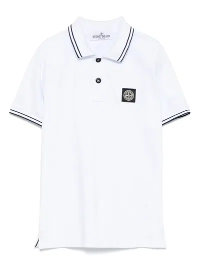Stone Island Polo Shirt In White