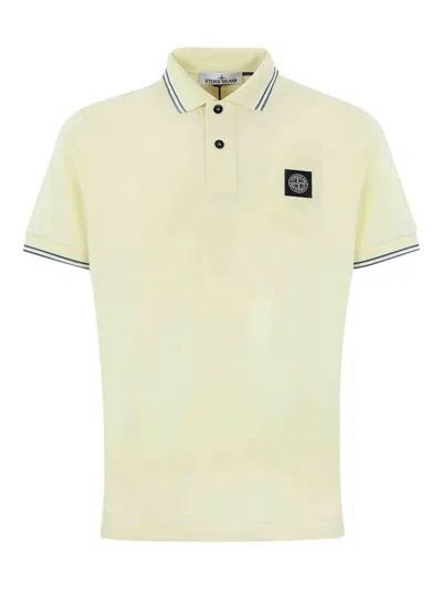 Stone Island Polo - Blanco In White