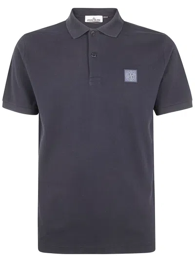 Stone Island Polo Short Sleeve In Gray