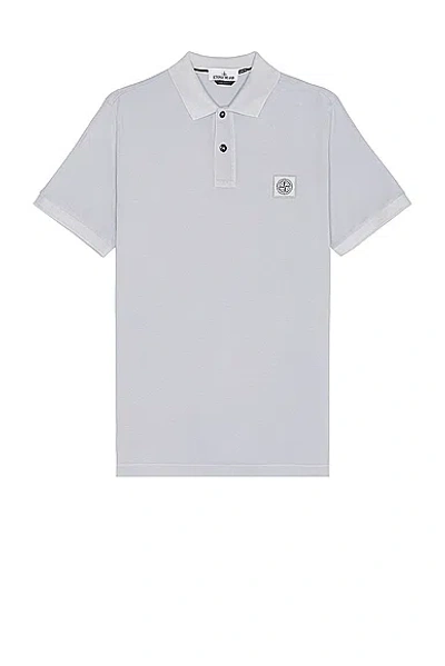 Stone Island Cotton Polo Shirt In White