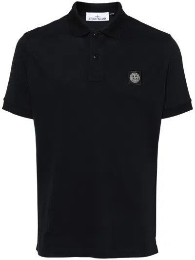 STONE ISLAND SLIM FIT COTTON PIQUÉ POLO