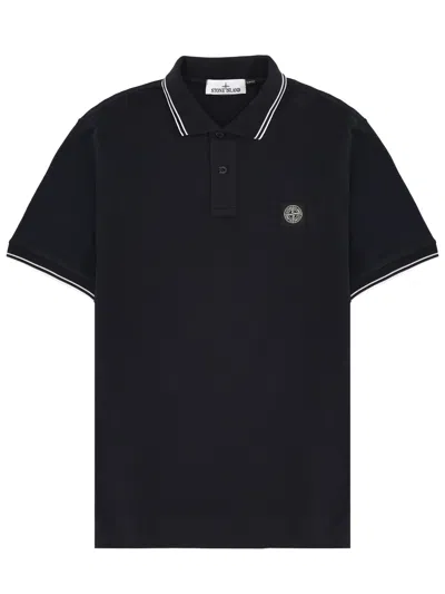 STONE ISLAND POLO WITH LOGO