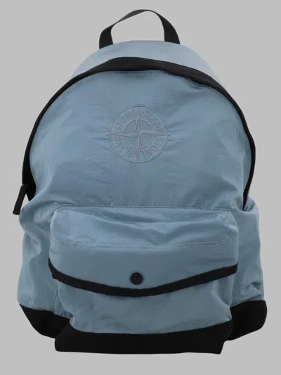 Stone Island Polyamide Fibre Backpack In Multicolor
