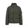 Stone Island Quilted Nylon Jacket Hidden Elements In Multi