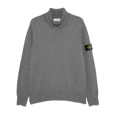 Stone Island Polyester Sweaters In Grey