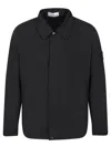 Stone Island Techno Fabric Jacket In Black
