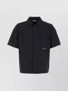 STONE ISLAND POPLIN SHIRT WITH BUTTON-UP COLLAR AND CHEST POCKET