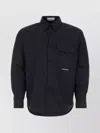 STONE ISLAND POPLIN SHIRT WITH CHEST POCKET AND CUFFED SLEEVES