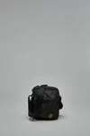 Stone Island Pouch Bag With Front Pocket In Black