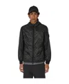 Stone Island Grey Polyamide Sports Jackets In Black