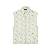 Stone Island Printed Brushed Gilet Men In Neutral