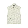 Stone Island Printed Brushed Gilet Men In White