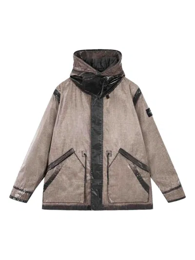 STONE ISLAND PRISMATIC HOODED PARKA