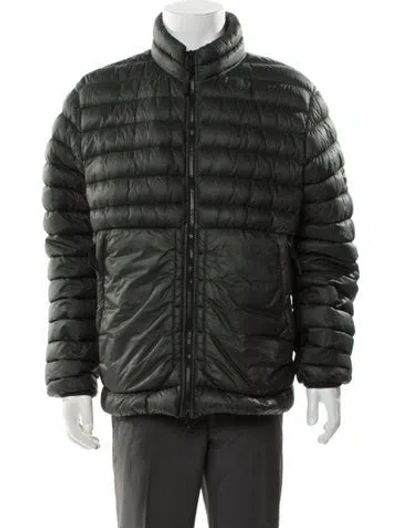 Pre-owned Stone Island Puffer Coat In Green
