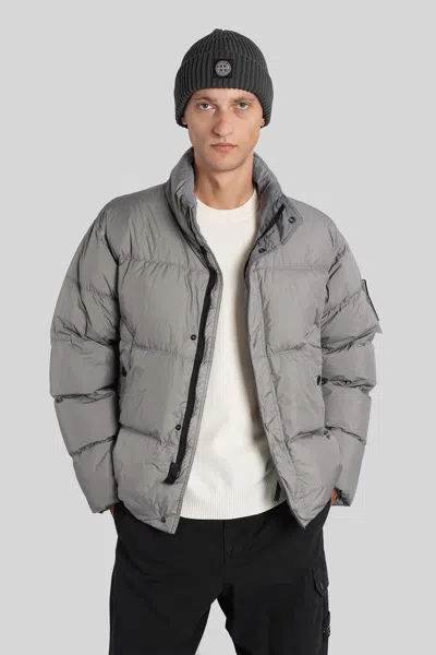 STONE ISLAND PUFFER IN GREY POLYAMIDE