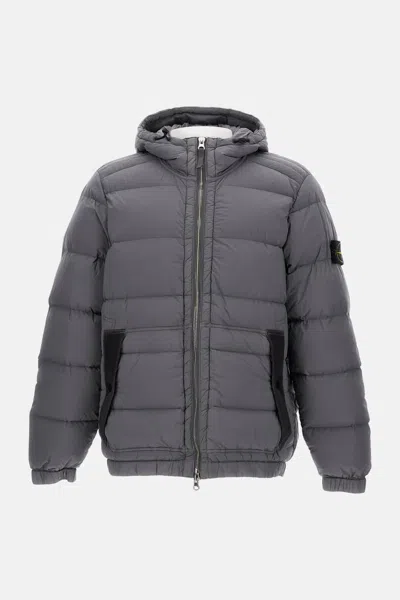 Stone Island Puffer Jacket In Gray